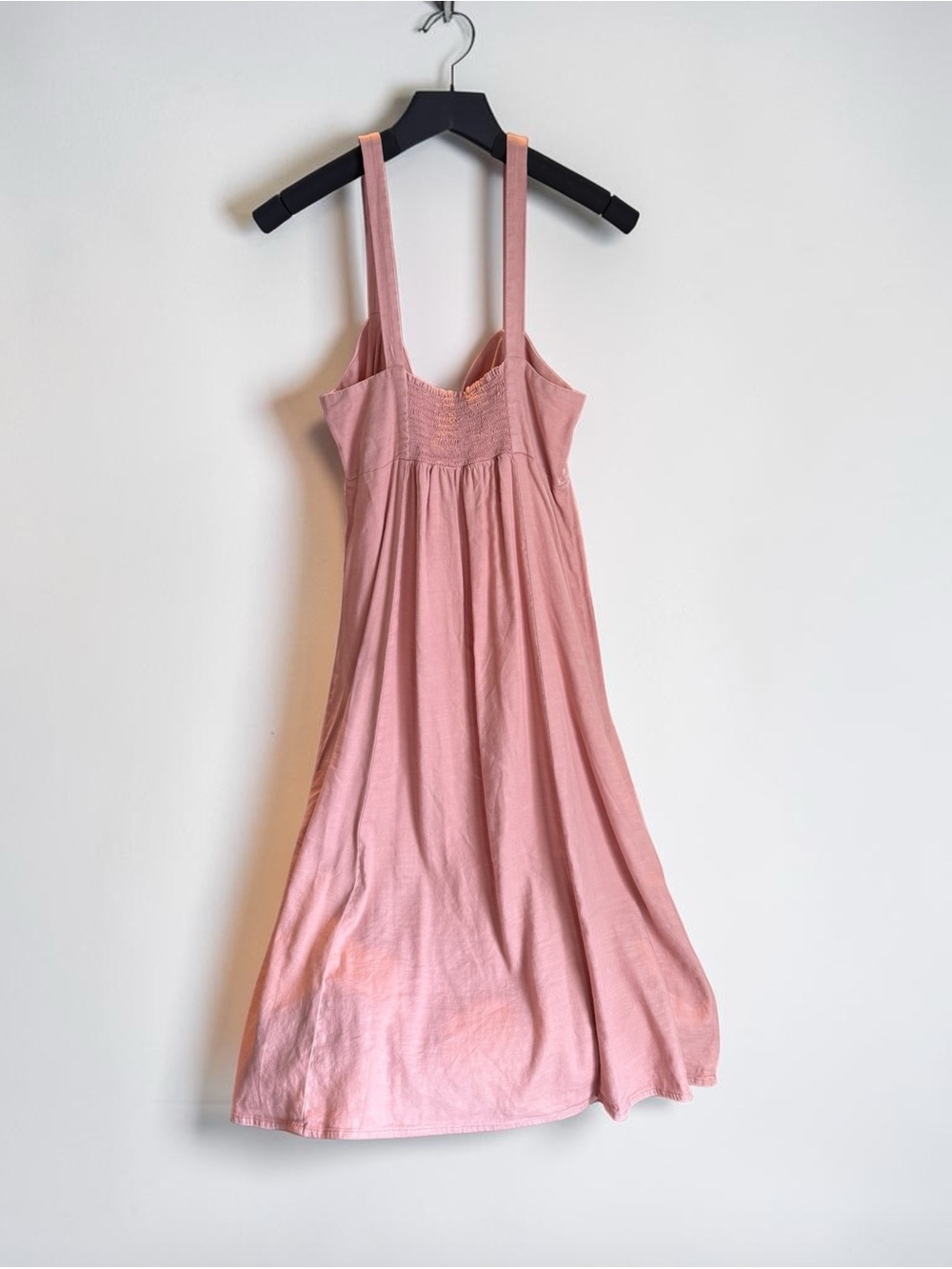 Splendid Pink Tie Front Button Midi Dress NWT Size M 💗 - Picture 5 of 7